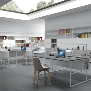 Einzeltisch 20.Venti von MDF Italia mit matter Fenix Platte