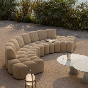 Array von mdf italia in einem Hospitality-Wartebereich