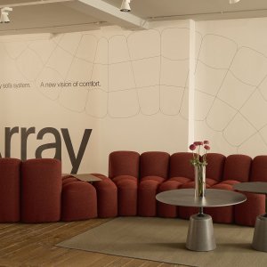 Lineare Komposition des Systems Array von mdf italia