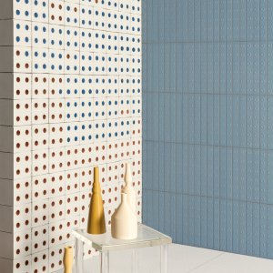 Sideboard aus Bloc Blöcken mit Holzabdeckung