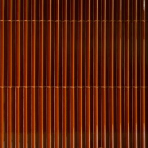 Schattenverlauf auf den drei Reliefstufen der Rombini-Wand
