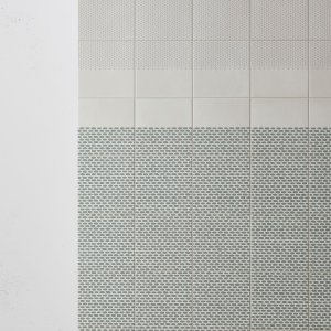 Tape Mutina Muster Zigzag White auf der weissen Basis