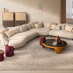 Sofa Nuvola von Cierre in einer Loungezone