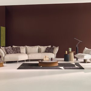 Neigbare Rückenlehnen des Sofas Nuvola von Cierre
