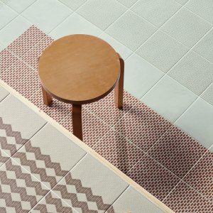 Tape Kollektion Muster Cobble Blue in glasiertem Feinsteinzeug