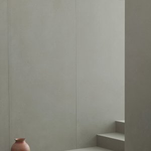 Treppenstufen in Primavera Grigio Feinsteinzeug