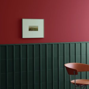 Sitzungszimmer mit Motivo Wand in Limestone