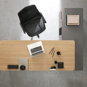 Mario Mazzer Design am Pigreco Schreibtischsystem