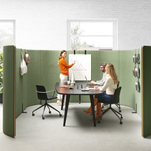 Management-Schreibtisch Pigreco mit Einzelplatte