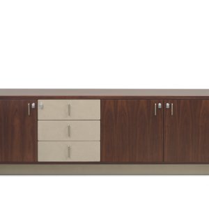 Chefbüro mit Schreibtisch, Sideboard und Schrank Royal