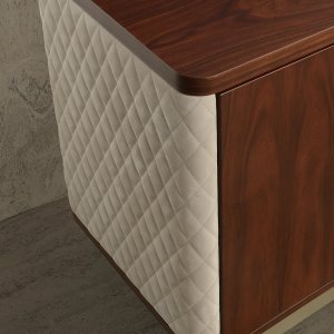 Sideboard Royal mit bezogener Seite