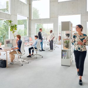 Membransitz des se:air mit Beckenstütze und abgerundeter Vorderkante