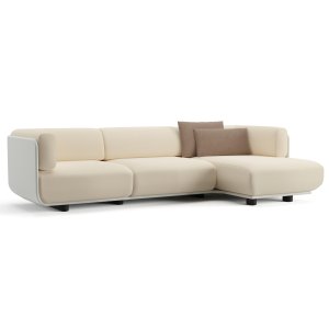Sofa Shaal von Arper in einer Empfangslounge