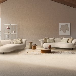Ausführung ohne Armlehnen des Loungesofas Nuvola
