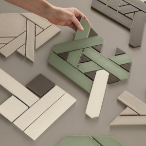 Empfang mit Weaving Wand von Mutina