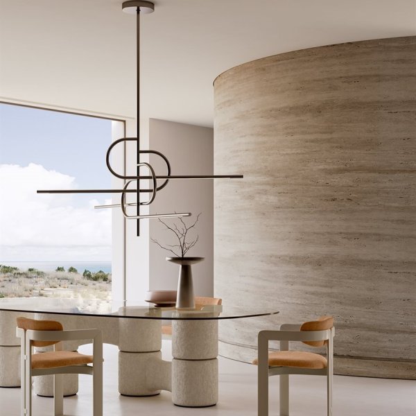 Schreibtisch aus Glas von Gallotti&Radice in einem Schweizer Büro