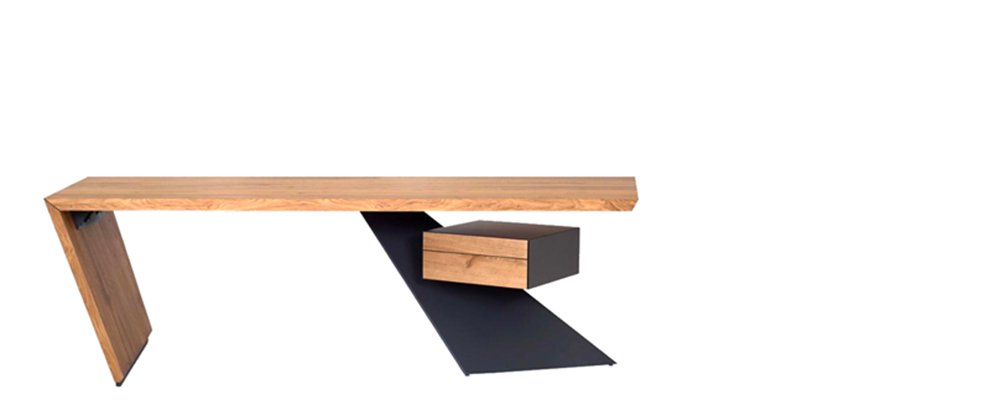 Schreibtisch mit Rollcontainer