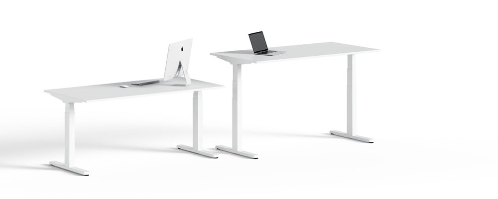 Schreibtisch mit Rollcontainer